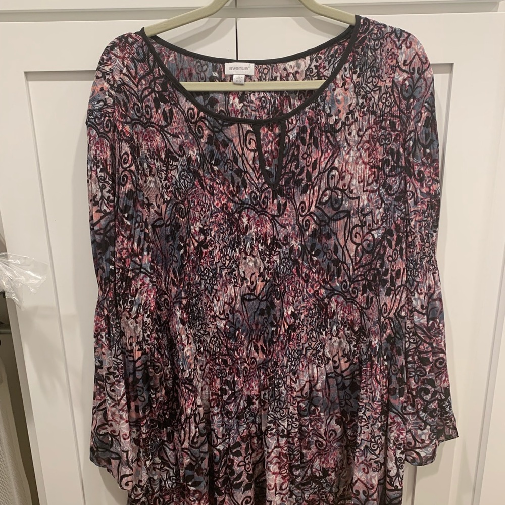 Avenue Pink and Black Tunic
